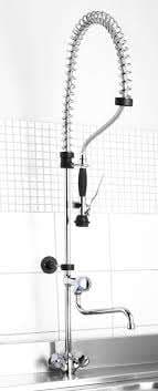 ROBINET AVEC DOUCHETTE FIXATION MURALE