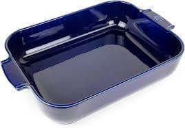 PLAT FOUR RECTANGULAIRE 40CM BLEU APPOLIA