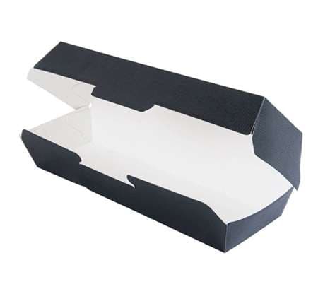 COQUILLE HOT DOG NOIR CARTON 23.2x9x6.3CM X50