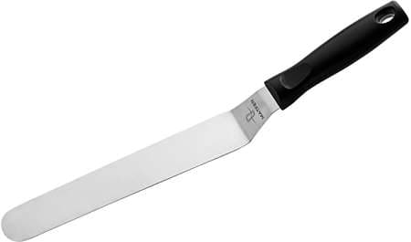 SPATULE COUDÉE INOX MANCHE ERGONOMIQUE 20 CM