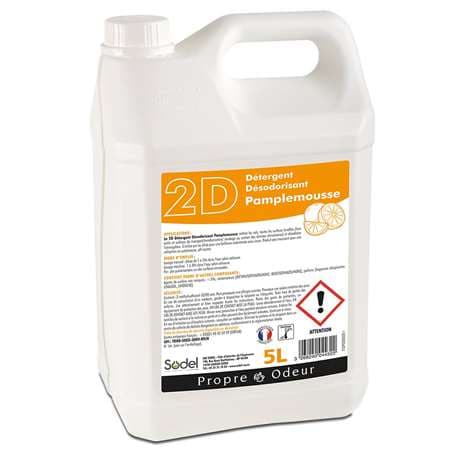 2D : DETERGENT DESODORISANT 5L PAMPLEMOUSSE