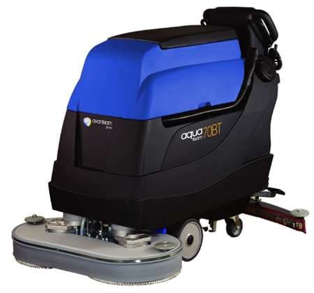 70 BT : AUTO-LAVEUSE ACCOMPAGNEE +BROSSE 3.5H AQUATEAM