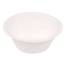 BOLS BIONIC 350 ML Ø 13,5x4,6CM BLANC BAGASSE X50