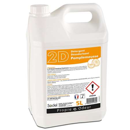 2D : DETERGENT DESODORISANT 5L PAMPLEMOUSSE