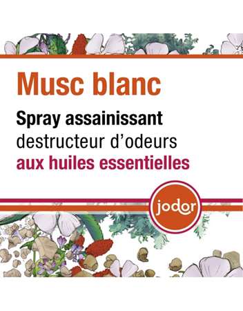 PARFUM D'ATMOSPHERE "MUSC BLANC" 500ML JODOR
