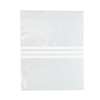SACS 3 FRANGES AUTO-FERMETURE 33X40CM TRANSPARENT PELD X500
