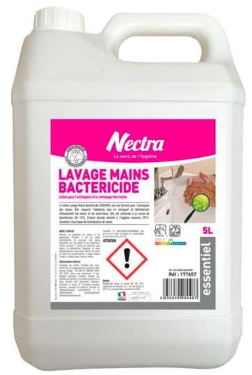 SAVON BACT : LAVAGE MAINS BACTERICIDE 5L