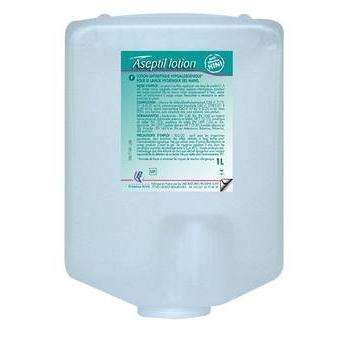 SAVON LOTION MOUSSANTE ASEPTIL ANTI BACTÉRIE CARTOUCHE 1L