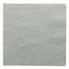 SERVIETTE 2 PLIS LISSE 40X40 GRIS X1600