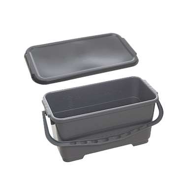 SEAU VITRIER RECTANGULAIRE 22L AVEC COUVERCLE MOERMAN