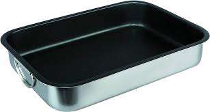 PLAT A ROTIR INOX ANTIADH A/ANSES 40CM