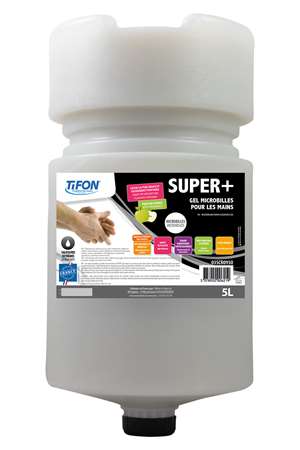 SUPER + : RECHARGE SAVON MICROBILLES  5L   TIFFON