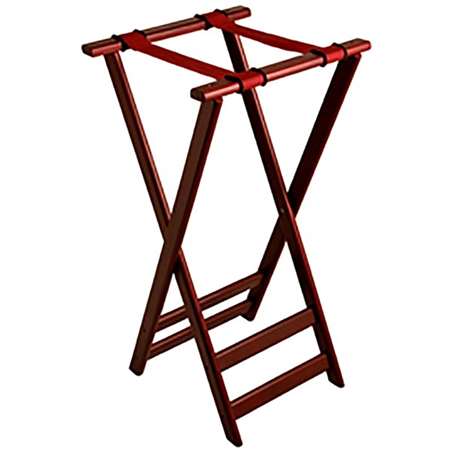 SUPPORT POUR PLATEAUX PLIANT 82CM MARRON BOIS (1 UNITE)