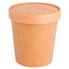 RÉCIPIENTS+COUVERCLE 480 ML NATUREL KRAFT X25