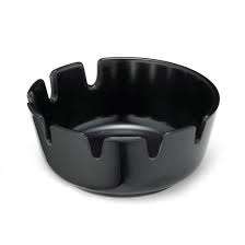 CENDRIER DE TABLE BAKELITE NOIR 10CM