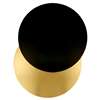 ROND UNI OR/NOIR 32CM X100