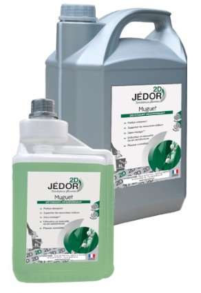 JEDOR 2D : DETERGENT DESODORISANT MUGUET 1L "doseur"