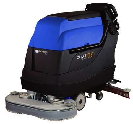 70 BT : AUTO-LAVEUSE ACCOMPAGNEE +BROSSE 3.5H AQUATEAM