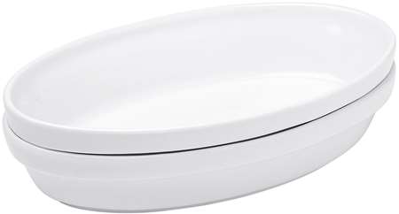 PLAT SABOT EMPILABLE BLANC 215MM H36MM