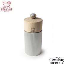 MOULIN A SEL ALUMINIUM NATUREL 12CM "LINE"