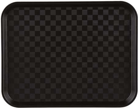 PLATEAU FAST FOOD PP NOIR 350X270