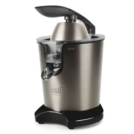 PRESSE AGRUMES BLACK ET DECKER 350W 400ML ACIER INOX