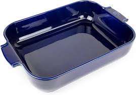 PLAT FOUR RECTANGULAIRE 40CM BLEU APPOLIA