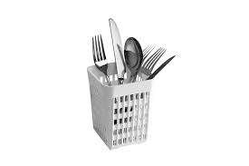PANIER A COUVERT PLASTIQUE BLANC 110X140MM