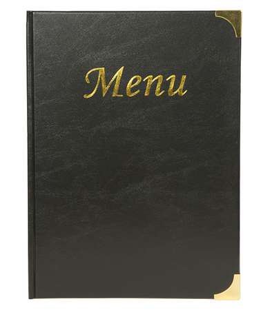 MENU CLASSIC SIMILI CUIR 8 PAGES A4